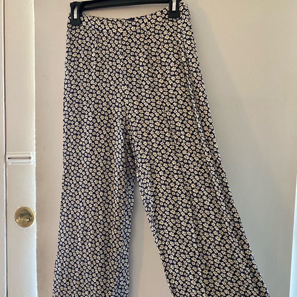 Reformation floral lightweight pants